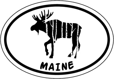 Maine Moose Wilderness Magnet - Maine Magnet