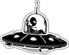 Alien UFO Refrigerator Magnet - Spacecraft Magnet