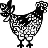 Mother Hen Chicken Magnet - Chicken Magnetic Car Decal
