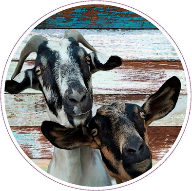 Funny Goat Vinyl Decal - Farming Bumper Sticker