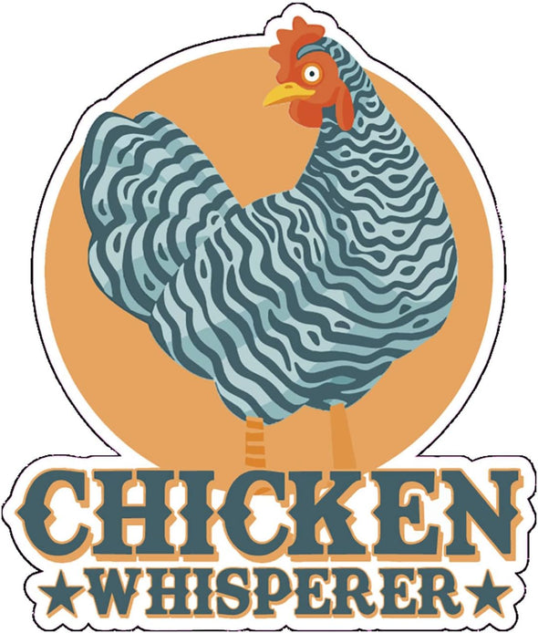Chicken Whisperer Vinyl Decal - Farm Hen Bumper Sticker