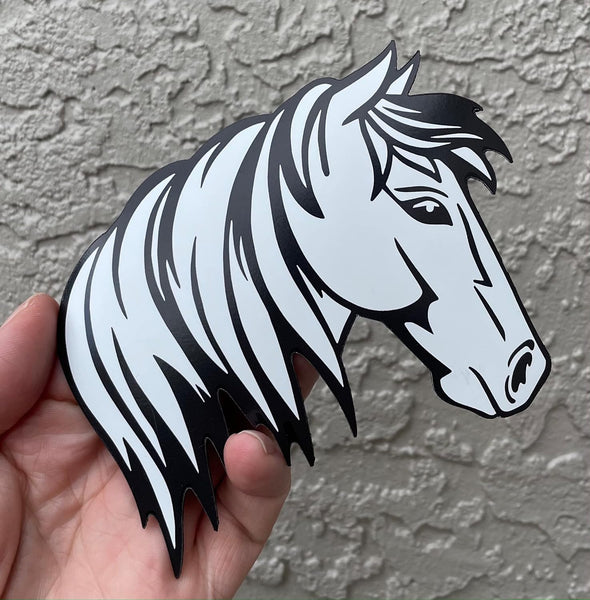 Horse Head Magnet - Equestrian Magnetic Car Decal