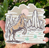 Desert Horse Vinyl Decal - Western Bumper Sticker