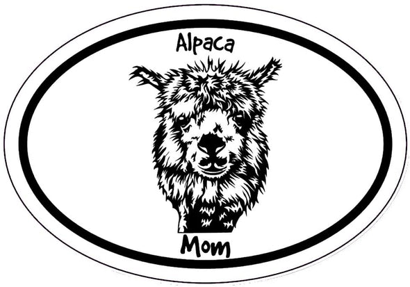 Alpaca Mom Vinyl Decal