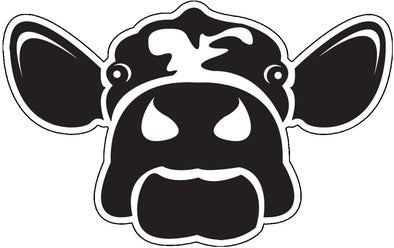 Funny Cow Vinyl Sticker Decal