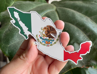 Mexico Flag Magnet - Mexican Country Magnetic Car Decal