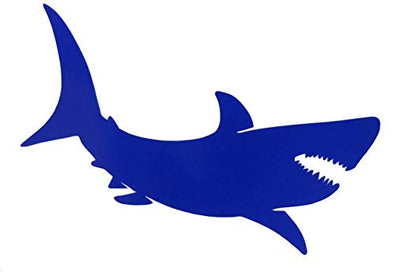 Shark Vinyl Decal Ocean Beach Tumblr Sticker-WickedGoodz