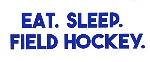 Custom Eat Sleep Field Hockey Vinyl Decal-WickedGoodz