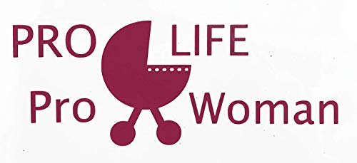 Custom Pro Life Pro Woman Vinyl Decal - Anti Abortion Bumper Sticker, for Tumblers, Laptops, Car Windows, Baby Carriage Feminist Decal-WickedGoodz