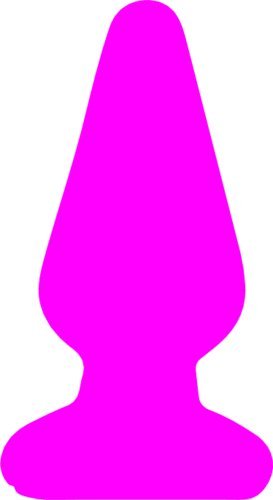 WickedGoodz Die Cut Pink Funny Butt Plug Vinyl Decal - Funny Bumper Sticker - Perfect Gag Joke Gift-WickedGoodz