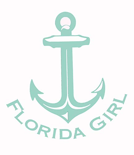 Custom Anchor Florida Girl Vinyl Decal-WickedGoodz