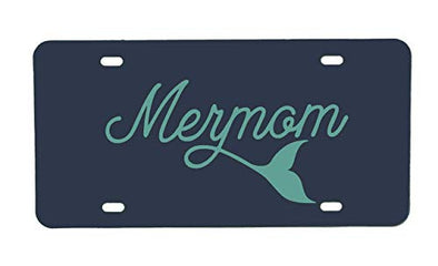Personalized Vanity Plate, Mermaid Mom Design-WickedGoodz