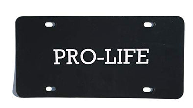 Personalized Pro Life Vanity Plate-WickedGoodz