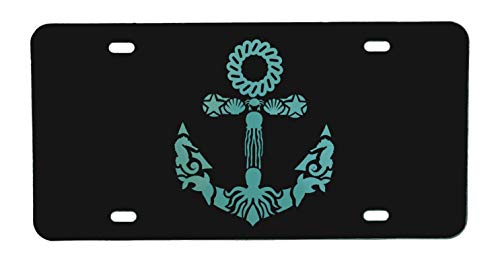 Personalized Sea Life Anchor Vanity Plate-WickedGoodz