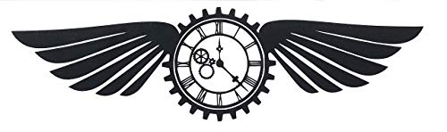 Custom Steampunk Clock Decal - Science Fiction Bumper Sticker, for Tumblers, Laptops, Car Windows - Industrial Clock Design-WickedGoodz