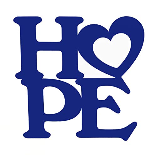 Custom Vinyl Love Hope Sticker - Heart Decal, Inspirational Bumper Sticker for Tumblers, Laptops, Car Windows-WickedGoodz