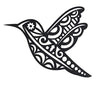Hummingbird Vinyl Decal Tribal Bird Sticker-WickedGoodz