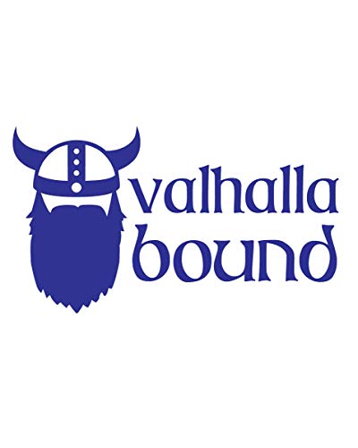 Valhalla Bound Vinyl Decal - Viking Bumper Sticker - Perfect Norse Rune Scandinavian Gift-WickedGoodz
