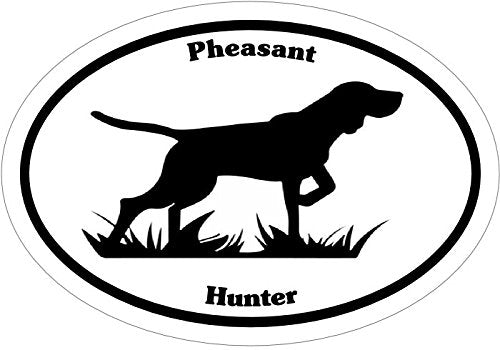 WickedGoodz Pointing Dog Pheasant Vinyl Decal - Upland Bumper Sticker - Perfect Hunting Outdoor Gift-WickedGoodz