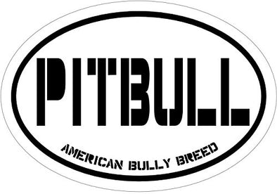 WickedGoodz American Bully Breed Pitbull Vinyl Window Decal - Dog Breed Bumper Sticker - Perfect Bully Breed Gift-WickedGoodz