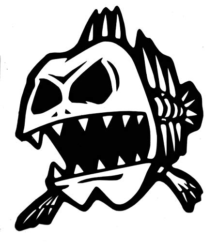 Custom Fat Bone Fish Vinyl Decal-WickedGoodz