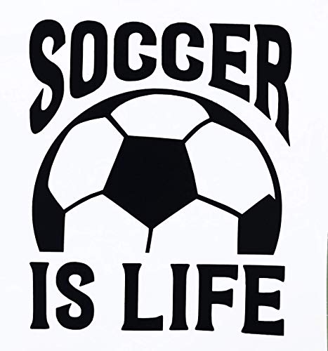 Custom Soccer is Life Decal Personalized Sports Gift-WickedGoodz