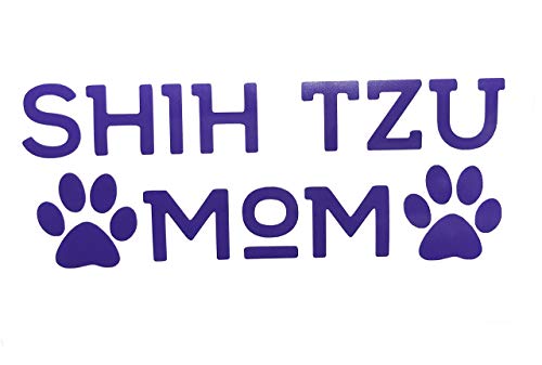 Shih Tzu Mom Vinyl Decal Dog Tumblr Sticker Gift-WickedGoodz