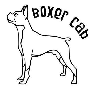 Custom Boxer Dog Cab Vinyl Decal-WickedGoodz