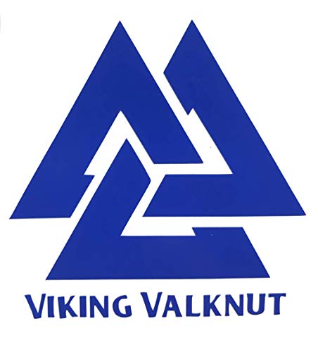 Viking Valknut Vinyl Decal - Norse Bumper Sticker, for Laptops or Car Windows - Great Scandinavian or Icelandic Heritage Gift-WickedGoodz