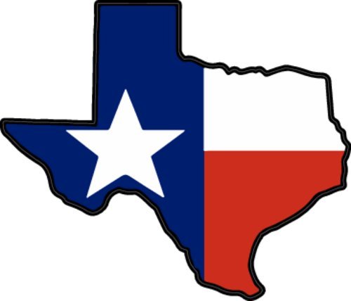 WickedGoodz Texas State Flag Vinyl Decal - Tx Bumper Sticker - Perfect Texan Lone Star Souvenir Gift-WickedGoodz