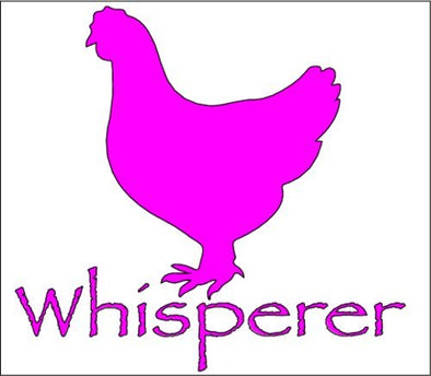 Vinyl Whisperer Chicken Decal - Chicken Bumper Sticker - Perfect Rooster Gift-WickedGoodz