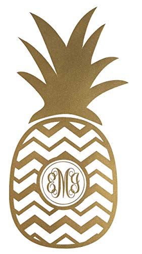 Pineapple Monogram Decal-WickedGoodz