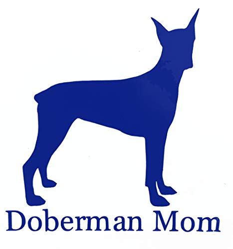 Custom Doberman Mom Vinyl Dog Decal-WickedGoodz