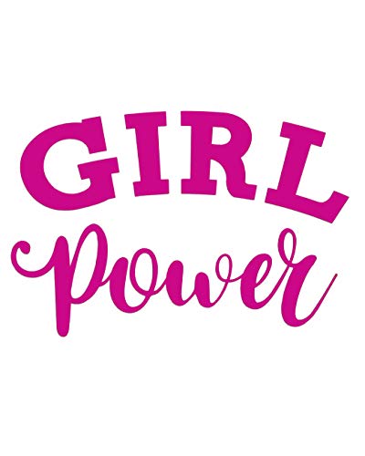 Customized Girl Power Vinyl Decal, Personalized Pro Woman Bumper Sticker, Feminist Gift-WickedGoodz