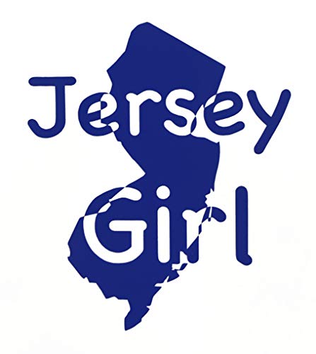 Customized Jersey Girl Vinyl Decal, Personalized New Jersey Bumper Sticker, JRZ Gift-WickedGoodz