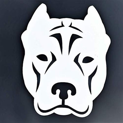 Custom Pit Bull Decal - Pitbull Dog Vinyl Sticker - Pick Your Size and Color-WickedGoodz