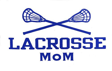 Custom Lacrosse Mom Vinyl Decal Sports Bumper Sticker-WickedGoodz