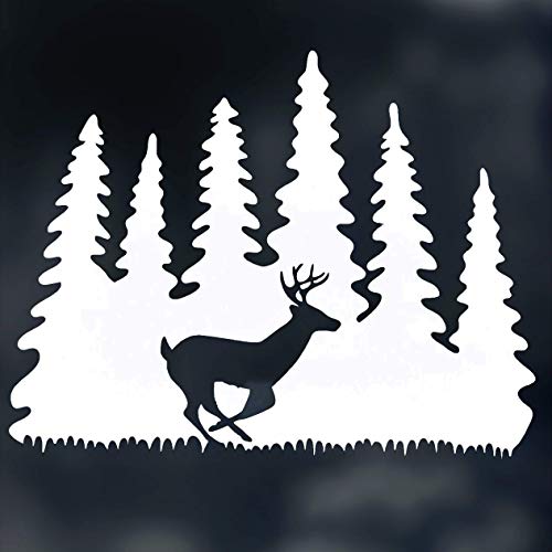 Whitetail Deer Vinyl Decal Outdoors Sticker-WickedGoodz