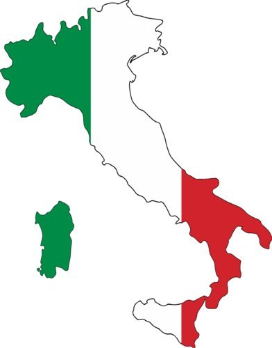 WickedGoodz Italian Flag Italy Refrigerator Bumper Magnet - Perfect Italian Gift-WickedGoodz