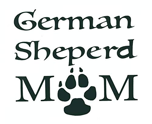 German Shepherd Mom Decal - Dog Bumper Sticker - Pick Color and Size-WickedGoodz