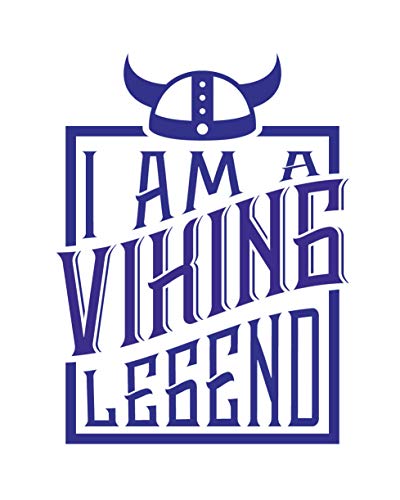 I am A Viking Legend Vinyl Decal - Viking Bumper Sticker - Perfect Norse Rune Scandinavian Gift-WickedGoodz