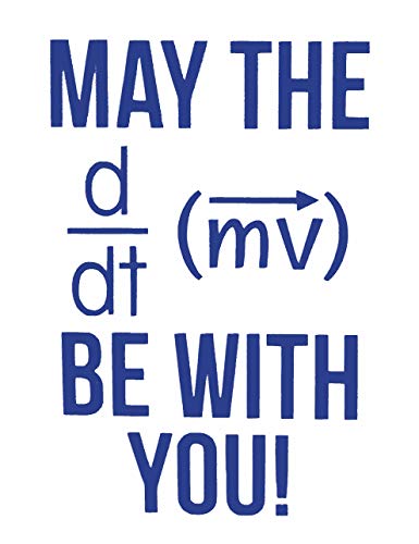 Custom May the Force Be with You Decal - Science Bumper Sticker, for Tumblers, Laptops, Car Windows, Personalized Force Equation Physics Design-WickedGoodz