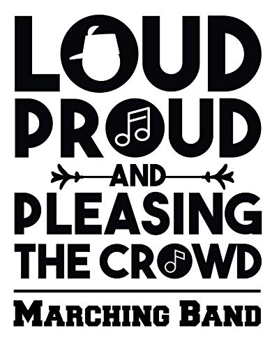 Custom Loud and Proud Marching Band Vinyl Decal, Marching Band Bumper Sticker, Band Mom Gift-WickedGoodz