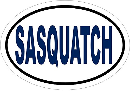 WickedGoodz Blue Sasquatch Vinyl Window Decal - Bigfoot Bumper Sticker - Perfect Yeti Paranormal Gift-WickedGoodz