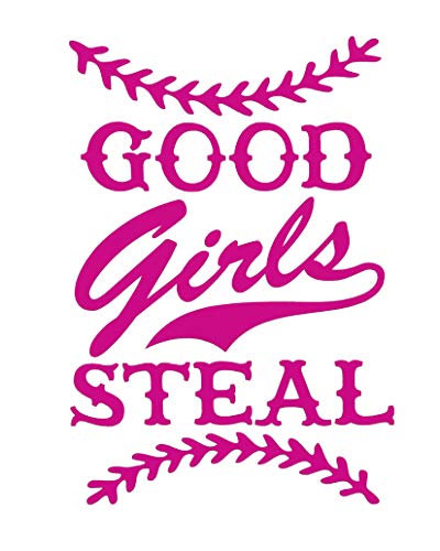 Customized Good Girls Steal Softball Vinyl Decal-WickedGoodz