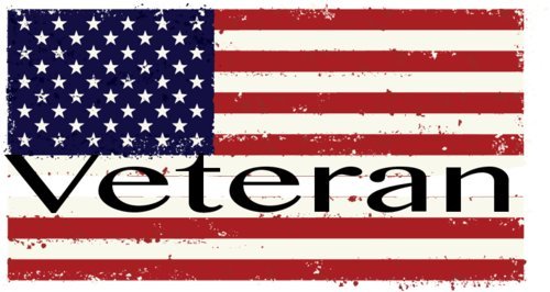 WickedGoodz American Flag Veteran Vinyl Window Decal - Patriotic Bumper Sticker - Perfect Military Soldier Gift-WickedGoodz