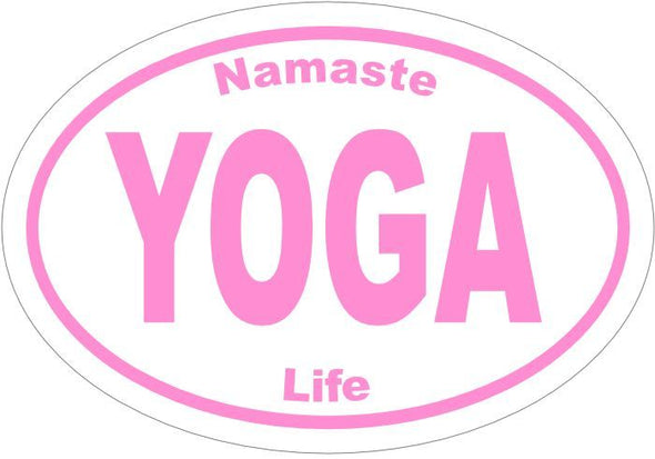YOGA LIFE Namaste Vinyl Decal sticker, Truck Decal ,Car Sticker, Bumper sticker,-WickedGoodz